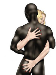 Cool interracial sex during a big toon party