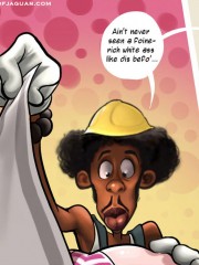 Two dudes want to fuck sexy chick in toon sex comics