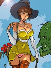 Sorceress's twat offered to ogre
