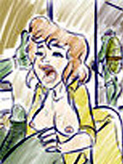 Claires father watching her washing in the shower and then pleasing her sweet pussy.