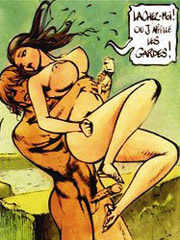Toon chicks bleeding while being fucked hard from behind