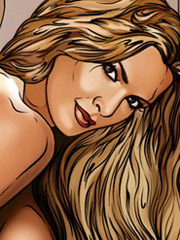 Ten yards cartoon couple found private place for hot banging. tags: huge tits, blowjob, toon sex.