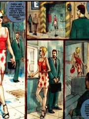 Wonderful porn comics about blonde babe and her boss